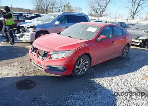 2016 Honda Civic Ex из США, поврежденный, VIN 2HGFC2F79GH552069